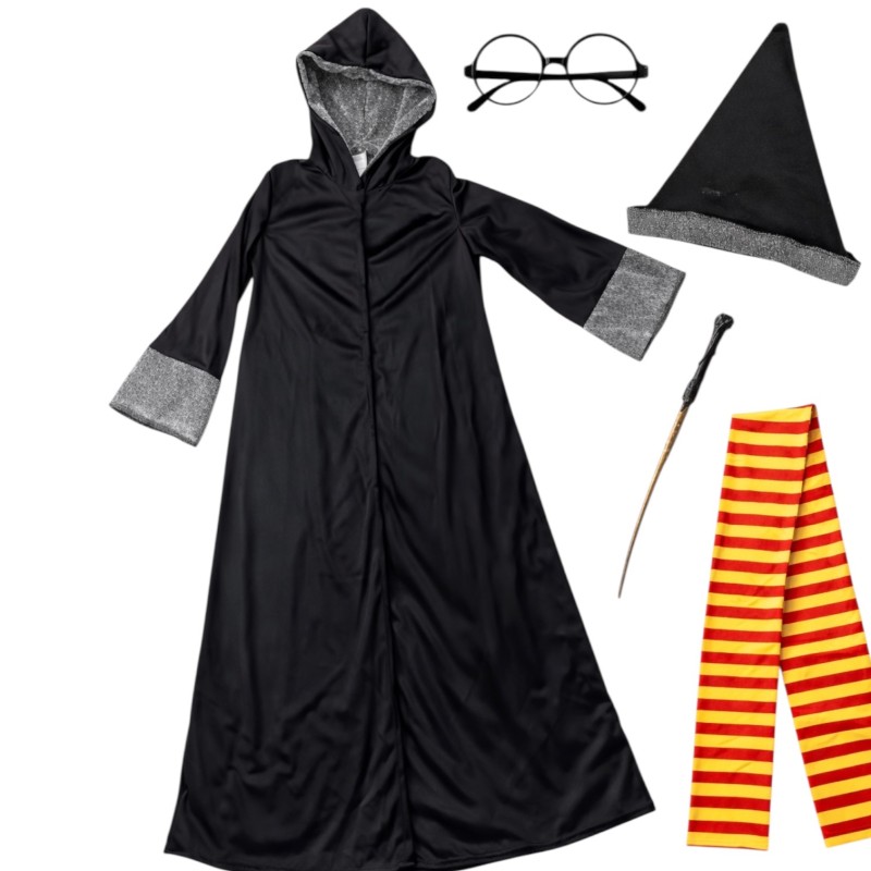 Strój czarodzieja Harry Potter 5-elementowy