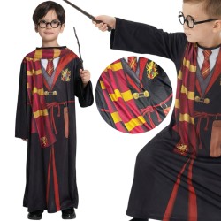 Strój Czarodzieja z Różdżką i Okularami