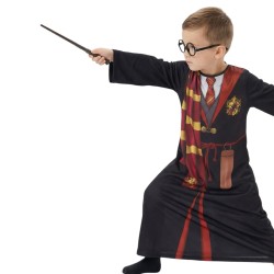 Strój Czarodzieja z Różdżką i Okularami