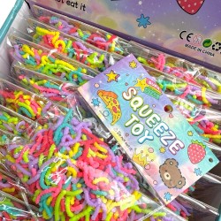 Neonowe Robaczki Sensoryczne Squeeze Toy 1 szt.