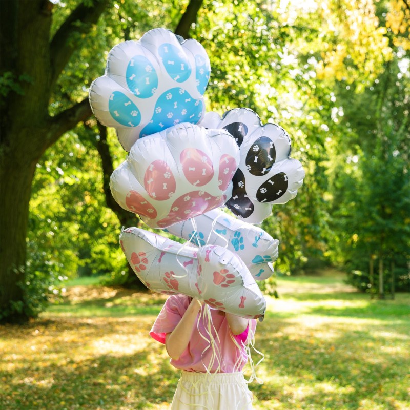 Balony foliowe łapa 49x50 cm 3 sztuki