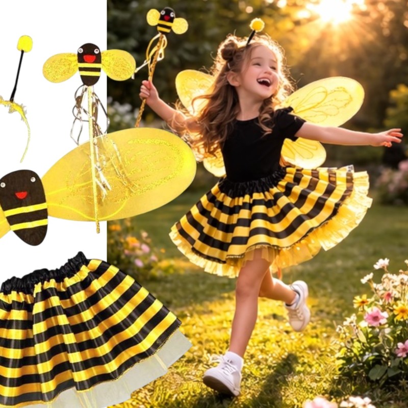 Kostium Pszczoła dla Dzieci 4 Elementy