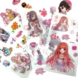 Zestaw 70 naklejek...