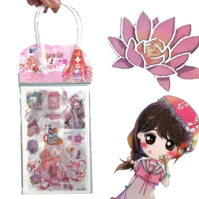 Zestaw 70 naklejek dekoracyjnych Anime Kawaii Japan Manga