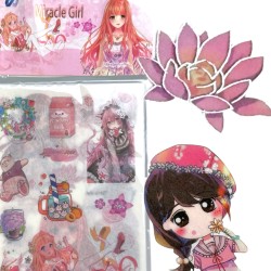 Zestaw 70 naklejek dekoracyjnych Anime Kawaii Japan Manga