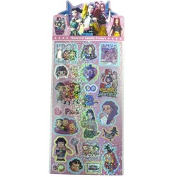 Holograficzne Naklejki KPop Zestaw 21szt