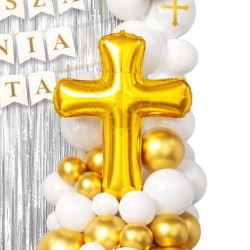 Girlanda balonowa Pierwsza Komunia Święta 98 szt.