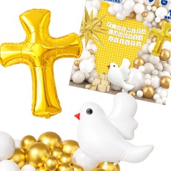 Girlanda balonowa Pierwsza Komunia Święta 98 szt.