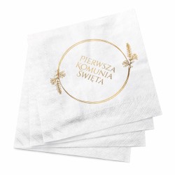 Serwetki papierowe Pierwsza Komunia Święta 12 szt.