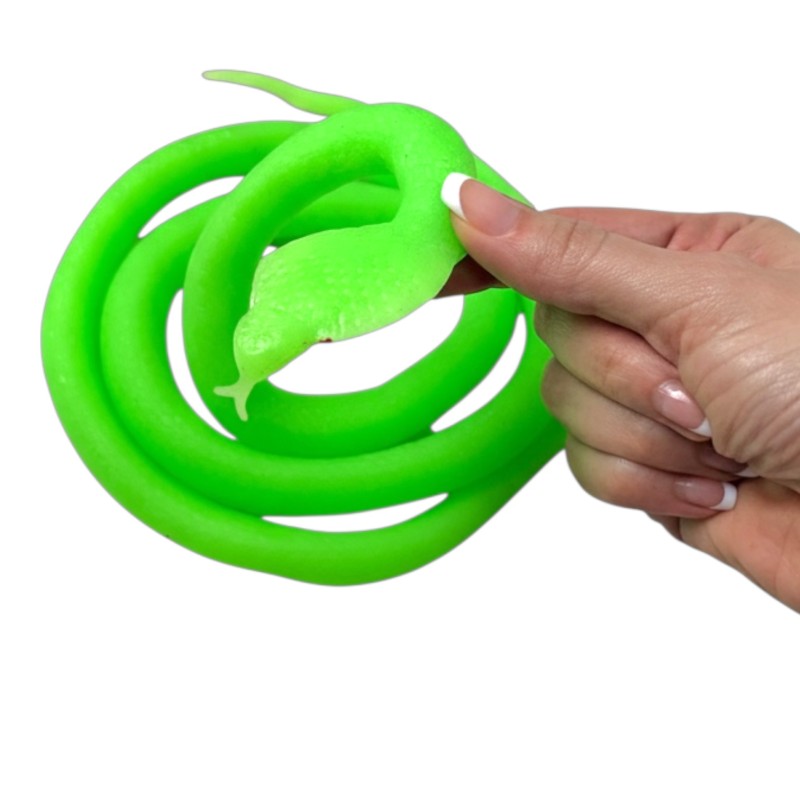 Gniotek sensoryczny wąż gumowy 120 cm x1 realistyczna zabawka