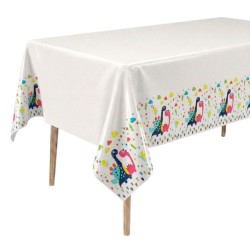 Obrus Dinozaury biały...