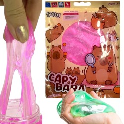 Slime saszetka kapibara 1 szt. 120 g kryształowy clay