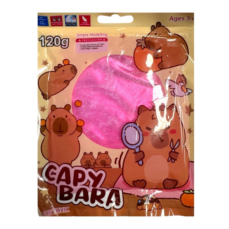 Slime saszetka kapibara 1 szt. 120 g kryształowy clay