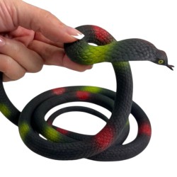 Gniotek sensoryczny wąż gumowy 120 cm x1 realistyczna zabawka
