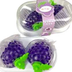 Gniotek orbeez winogrono x2 szt kawaii antystresowy