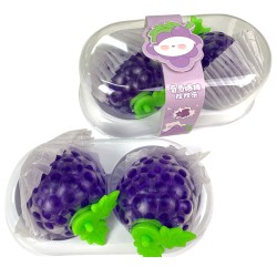 Gniotek orbeez winogrono x2 szt kawaii antystresowy