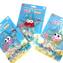 Gniotek Sticky Starfish rozgwiazda z przyssawką i linką 1 szt.