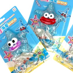 Gniotek Sticky Starfish rozgwiazda z przyssawką i linką 1 szt.