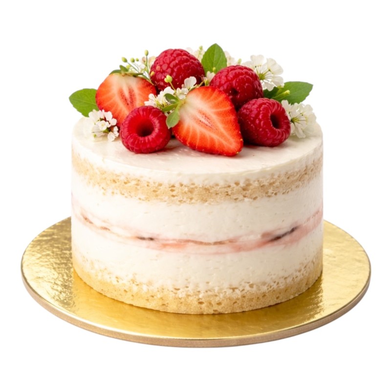 Złoty podkład pod tort 13 cm sztywny 4 sztuki 2 mm