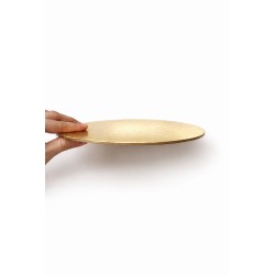 Złoty podkład pod tort 20 cm sztywny patera cukiernicza 2 szt