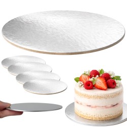 Srebrny podkład pod tort...