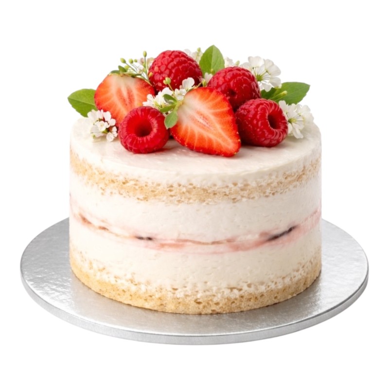 Srebrny podkład pod tort 16,5 cm sztywny patera cukiernicza 4 sztuki