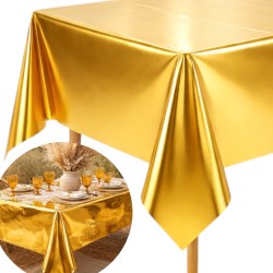 Metaliczny obrus imprezowy...