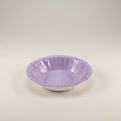 Miseczki papierowe głębokie fioletowe 18 cm 6 sztuk