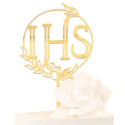 Topper Komunia Święta IHS...
