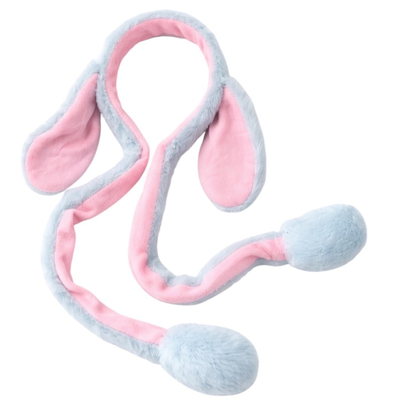 Opaska królicze ruchome uszy pastelowe kigurumi 1 szt.