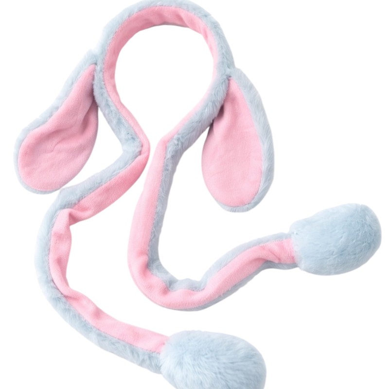 Opaska królicze ruchome uszy pastelowe kigurumi 1 szt.