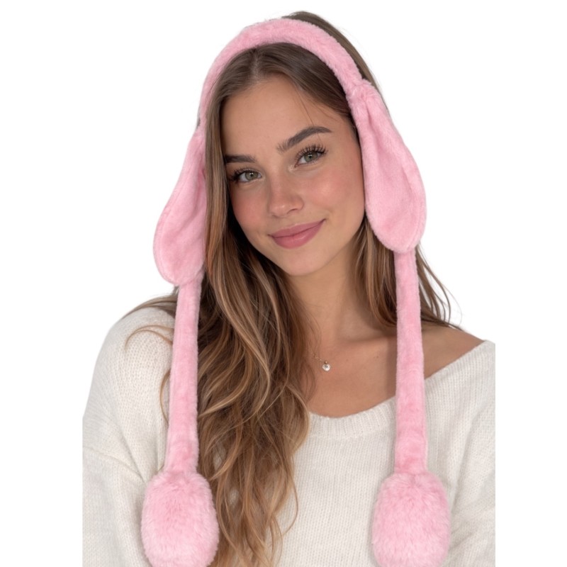 Opaska królicze ruchome uszy pastelowe kigurumi 1 szt.