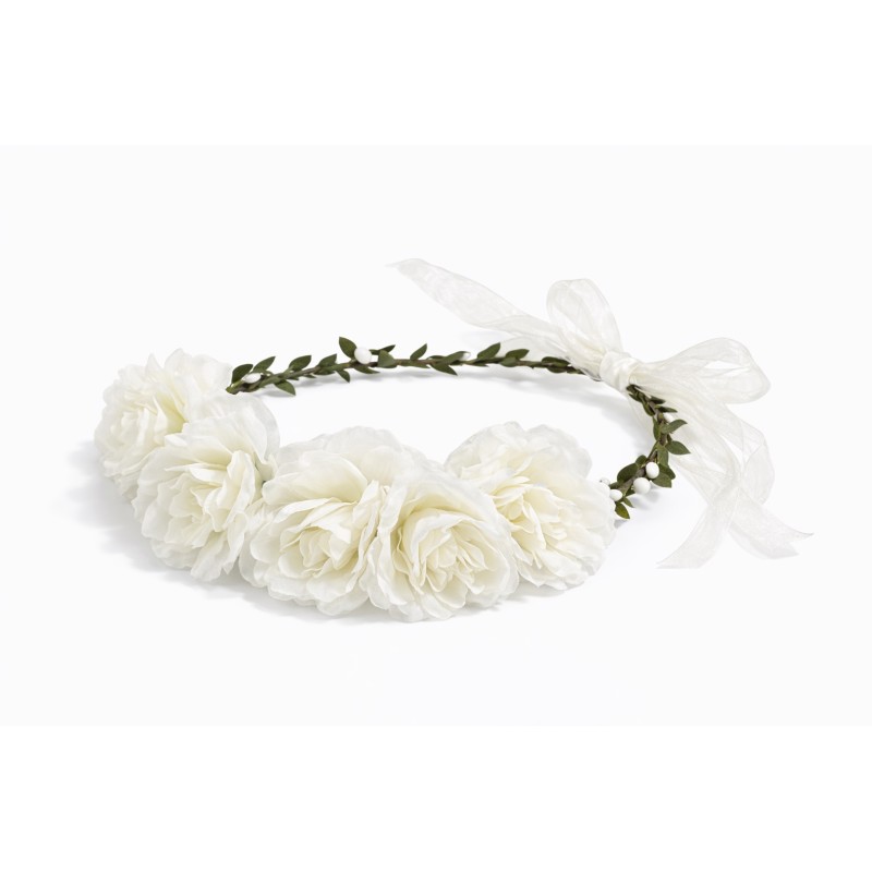 Wianek opaska na głowę Pani Wiosna Elf Wróżka polne kwiaty