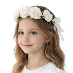 Wianek opaska na głowę Pani Wiosna Elf Wróżka polne kwiaty