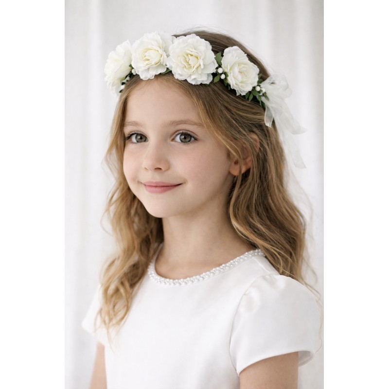 Wianek opaska na głowę Pani Wiosna Elf Wróżka polne kwiaty