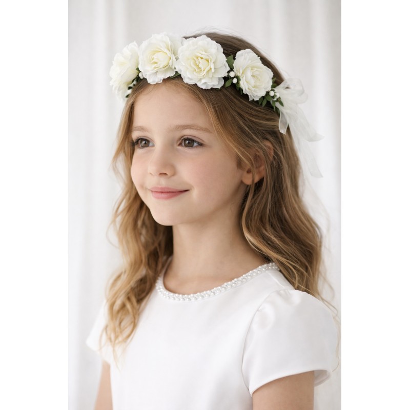 Wianek opaska na głowę Pani Wiosna Elf Wróżka polne kwiaty