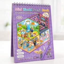 Wyklejanka Układanka z naklejkami 5D roombox Zootopia Scenki Domki 8 scen