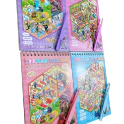 Wyklejanka Układanka z naklejkami 5D roombox Zootopia Scenki Domki 8 scen