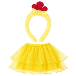 Strój wielkanocny kurczak dla dziewczynki 2 el. spódniczka tutu i opaska