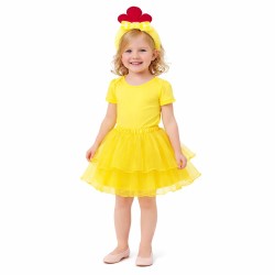 Strój wielkanocny kurczak dla dziewczynki 2 el. spódniczka tutu i opaska