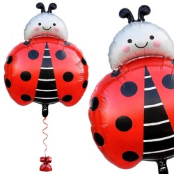 Balon foliowy Biedronka 47x70 cm 1 szt. na przyjęcie