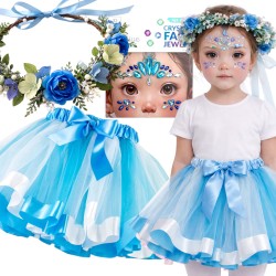 Różowy kwiecisty zestaw...