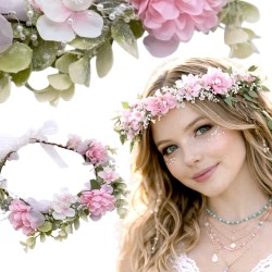 Wianek boho na głowę z...