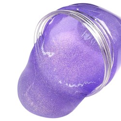 Slime Galaxy fioletowy brokatowy w słoiku masa sensoryczna 1 szt.