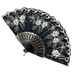 Wachlarz flamenco czarno...