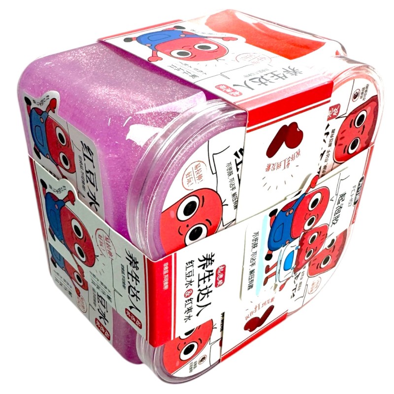 Czteropak slime brokatowe w słoiczkach