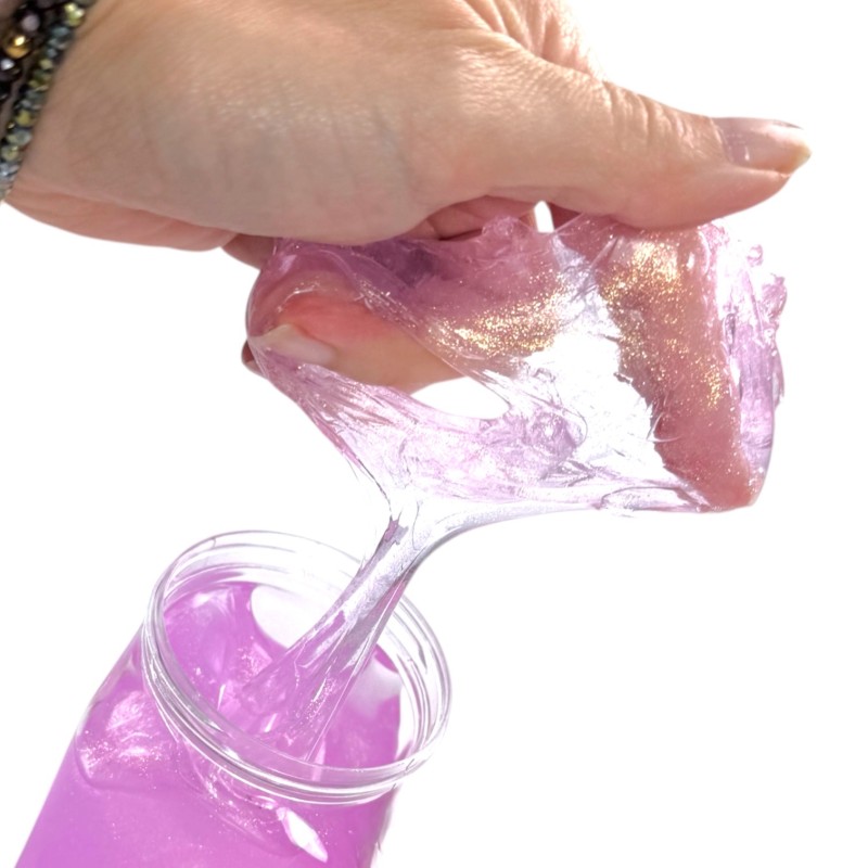 Czteropak slime brokatowe w słoiczkach