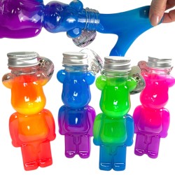 Masa sensoryczna Slime miś zestaw 4 kolorowych sztuk