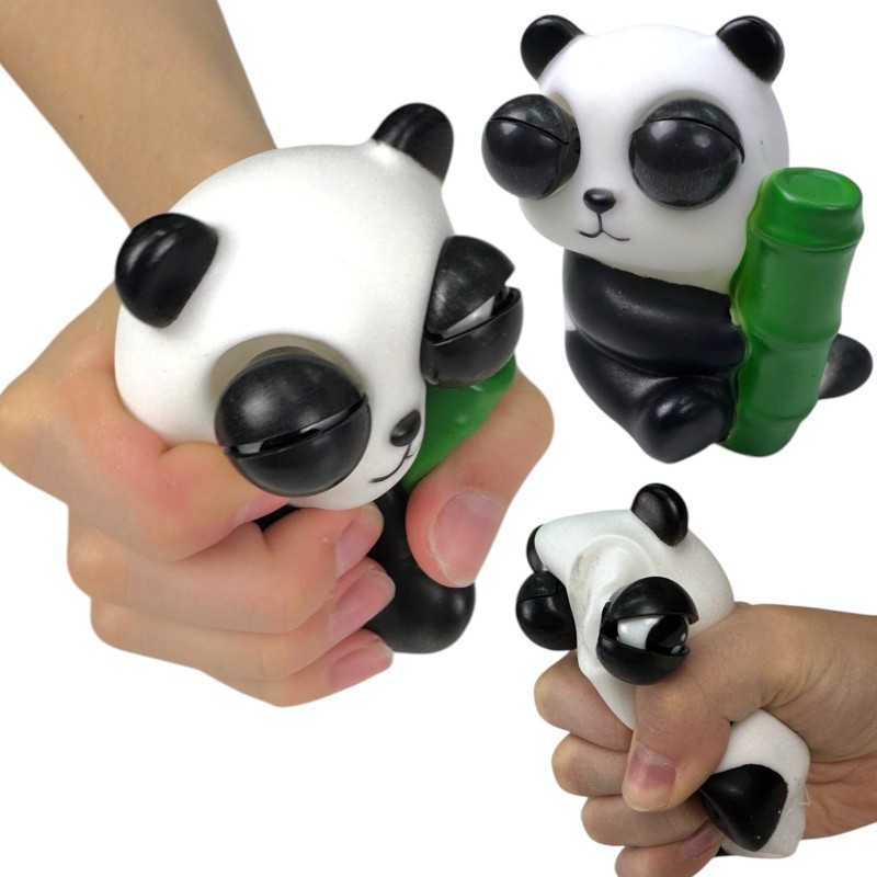 Gniotek antystresowy Panda z wyskakującymi oczami Japan 1 szt.