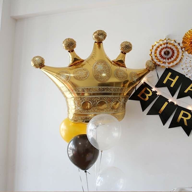 Balon Foliowy Korona Złota XL